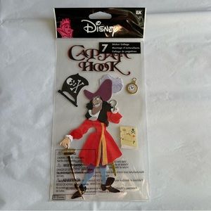 Disney EK Success Captain Hook Peter Pan Dimensional Sticker Set